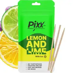 Without Nicotine Lemon and Lime Flavored Toothpicks by Pixx