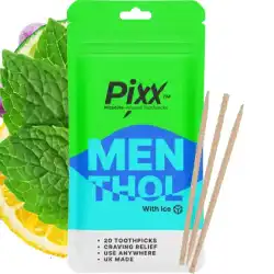 Without Nicotine Menthol Flavored Toothpicks by Pixx