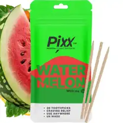 With Nicotine Watermelon Flavored Toothpicks by Pixx